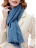 Premium Cashmere Feeling Solid Color Scarf 